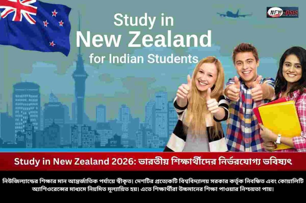 Study in New Zealand for indian students 2026