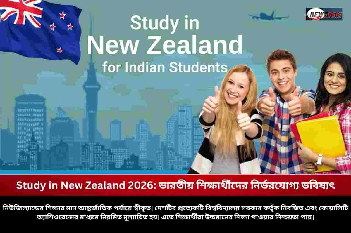 Study in New Zealand for indian students​ 2026
